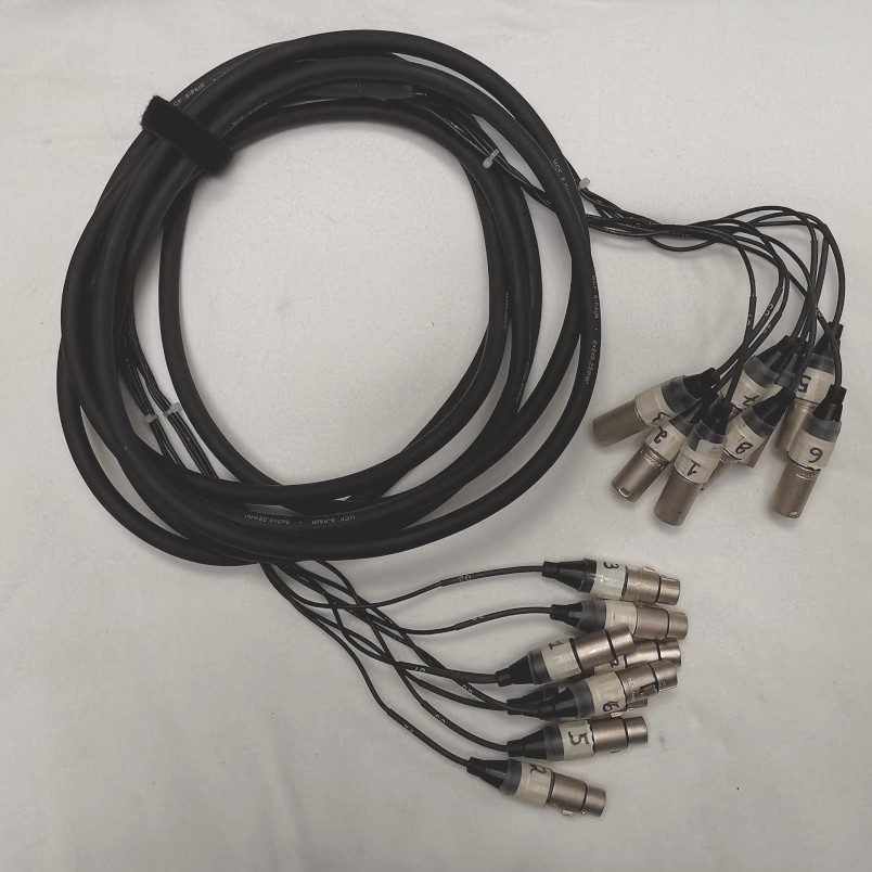 Multi split 8XLRm > split 8XLRf 6m 