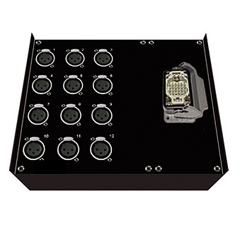 Stagebox 12XLRf > H25m